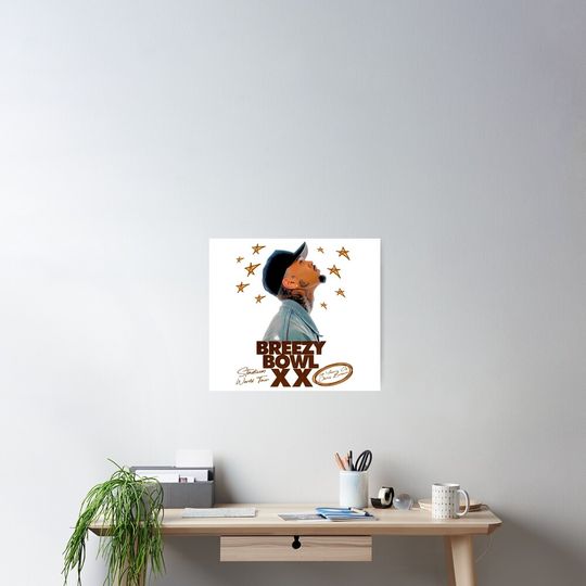 Chris Brown Tour Poster - Concert Music Wall Art Print