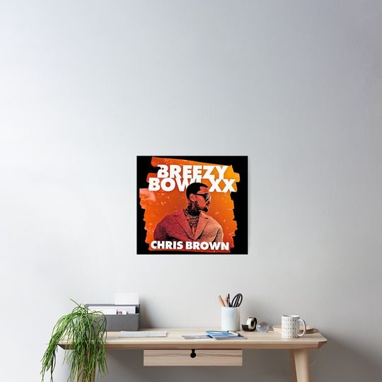 Chris Brown Tour Poster - Music Wall Art Home Decor