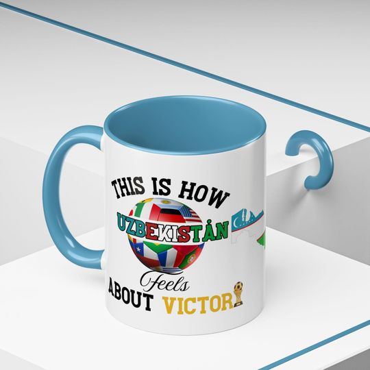 Uzbekistan Victory Cup, World Cup 2026, Patriotic TeaCup, Sports Fan Gift, Soccer Gift Mug, Uzbekistan Team