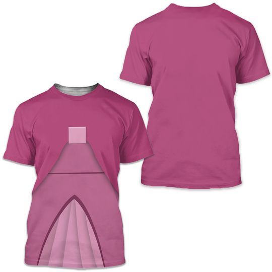 Fairy Flora 3D Cosplay Costume T-shirt, Sleeping Beauty Shirt, Flora Sleeping Beauty Mom Daughter Tee, Fairy Flora Costume Shirt