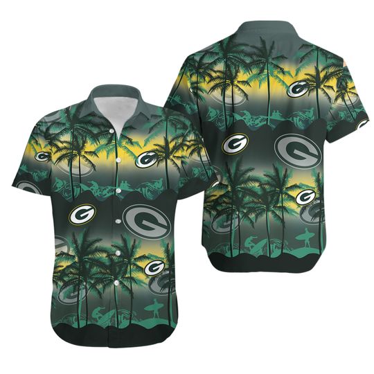 Green Bay Packers Hawaiian Tropical Shirt