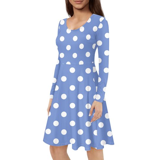 Envy Costume L Inside Out Emotion Midi Dress Long Sleeve Knee Length Dance Party  Halloween Cosplay Bounding Movie Gift