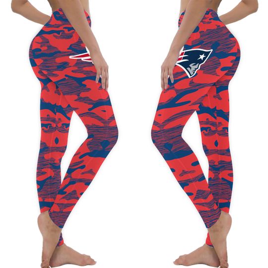 New England Patriots Leggings, Football Yoga Pants Leggings