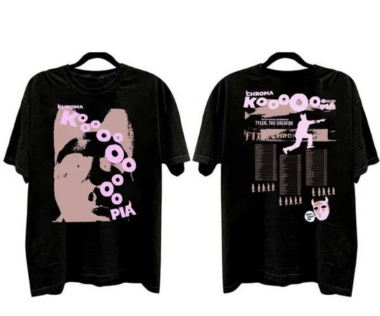 Apparel Chromakopia Tyler The Creator tour merch 2025 Shirt
