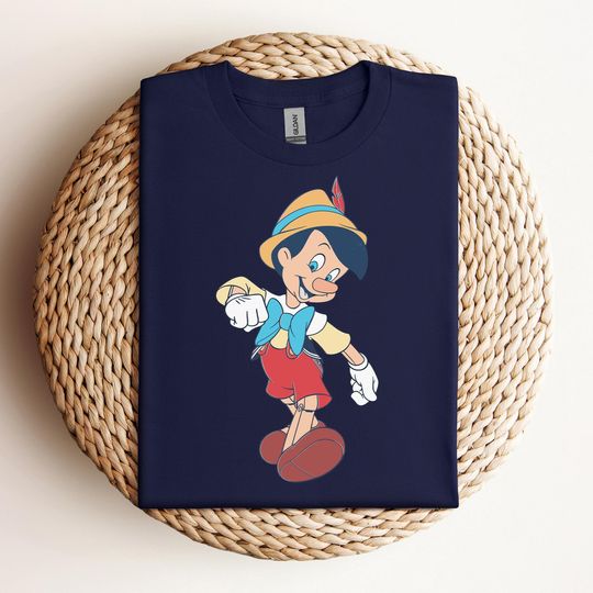 Disney Pinocchio Vintage T-Shirt, Pinocchio Movie Shirt, WDW Family Matching Tee, Disneyland Family Matching Shirt