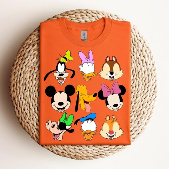 Mickey And Friends Shirt, Chip And Dale Shirt, Retro Disneyworld Shirt, Disney Family Shirt,, Mickey Ears Shirt, Disney Friends Shirt