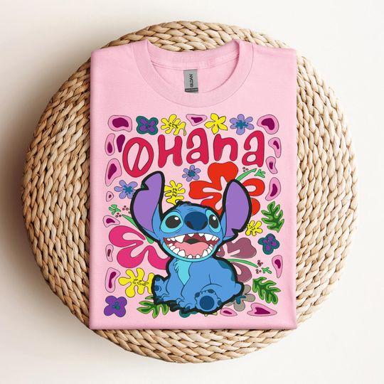 Ohana Shirt, Disney Shirt, Lilo And Stitch Shirt, Ohana Means Family Shirt, Hawai Shirt, Gift For Her, Disneyworld Tee