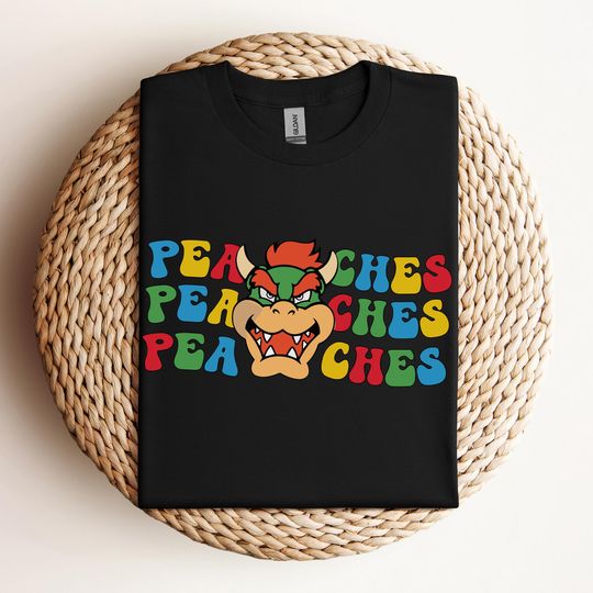 Super Mario Peaches Shirt, Bowser Peach Shirt, Super Mario Shirt, Princess Peach Shirt