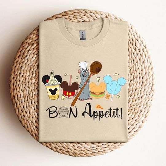 Remy Bon Appetit Epcot Food & Wine Festival 2025 Shirt, Disney Snacking Around The World T-shirt, Disney Ratatouille Tee, Family Trip Shirt