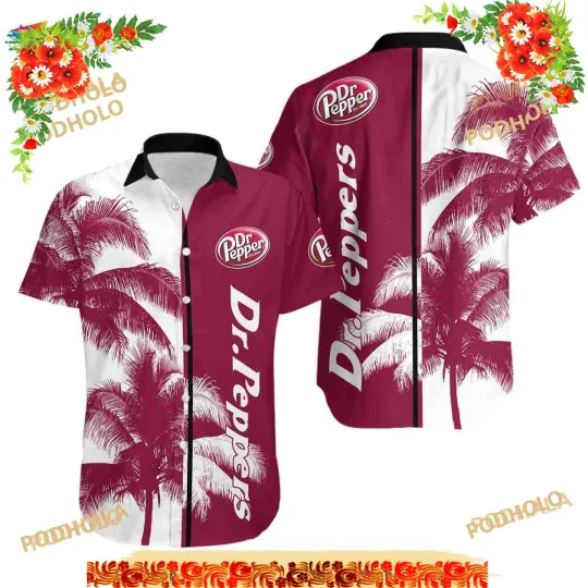 Discover Dr Pepper Hawaiian Shirt,