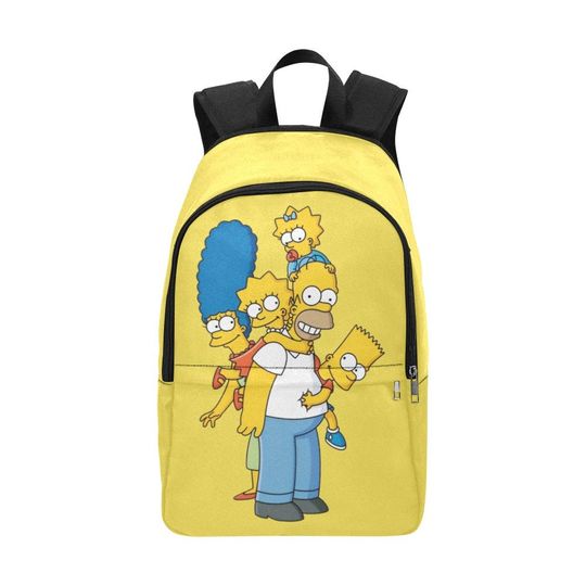 Simpsons Family Backack Bag Shoulder Crossbody Gifts, Gift for Fan, Funny backpack