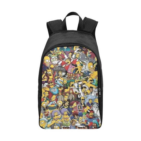 Simpsons Family Backack Bag Shoulder Crossbody Gifts, Gift for Fan, Funny backpack