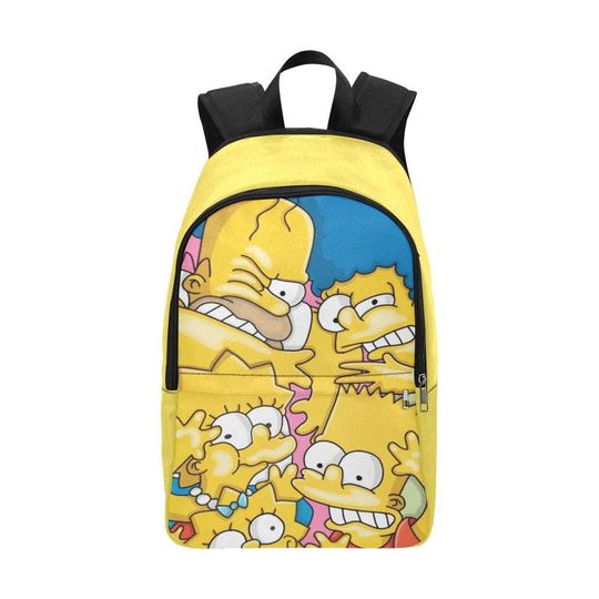 Simpsons Family Backack Bag Shoulder Crossbody Gifts, Gift for Fan, Funny backpack