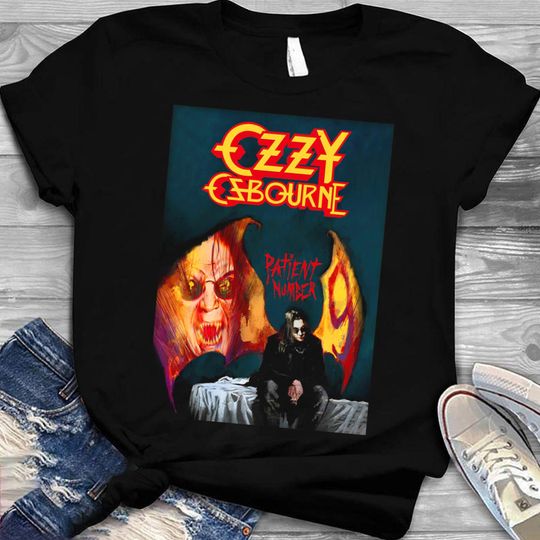 Ozzy Osbourne Bat Graphic Tee - 2025 Tour Shirt