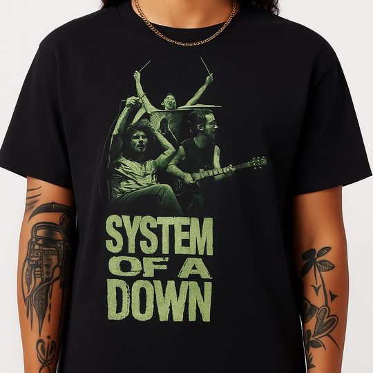 SYSTEM OF DOWN Band Photo T Shirt