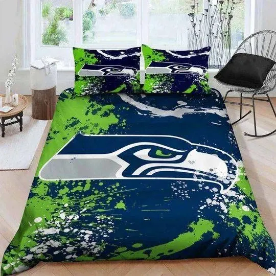 Seattle Football Team Seahawks Bedding Set