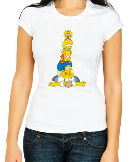 Discover Simpson family The Simpsons, Men/Women's  Short Sleeve T-Shirt