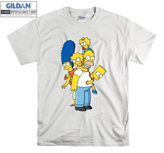 The Simpsons T-shirt All characters Family T shirt Men Women Unisex Tshirt