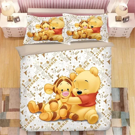 Winnie The Pooh And Tiger Friendship Bedding Set