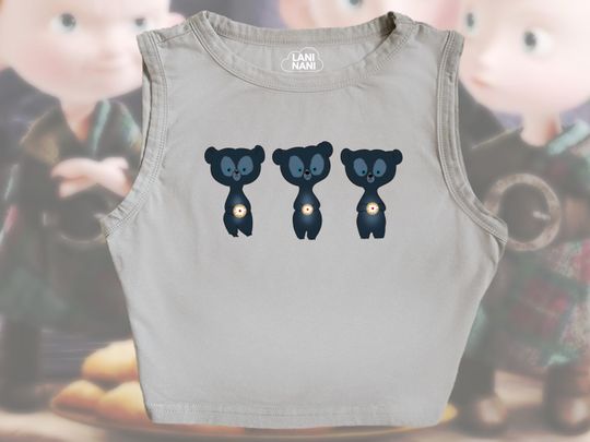 Brave Triplets Crop Tank, Princess Merida Crop Tank , Princess Crop Tank , Disney Crop Tank , Princess Crop Top