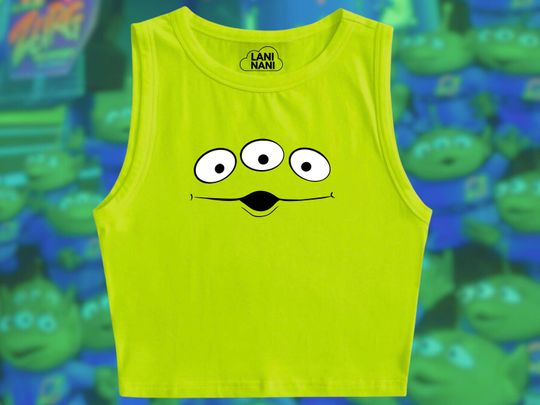 Alien Pizza Planet Crop Tank | Disney Crop Tank | Disney Shirt | Hollywood Studios Shirt| Toy Story Land| Toy Story