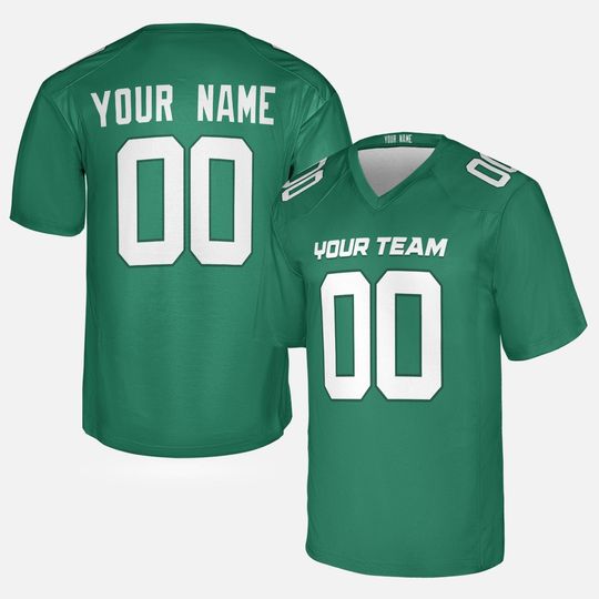 Custom Philadelphia Eagles Football Jersey - Kelly Green, Personalized Team Name & Number, Men & Women
