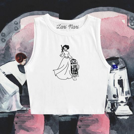 Princess Leia Crop Tank | Star Wars Tank | Women of the Galaxy