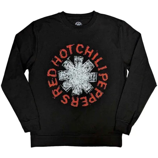 Red Hot Chili Peppers Unisex Scribble Asterisk Sweatshirt
