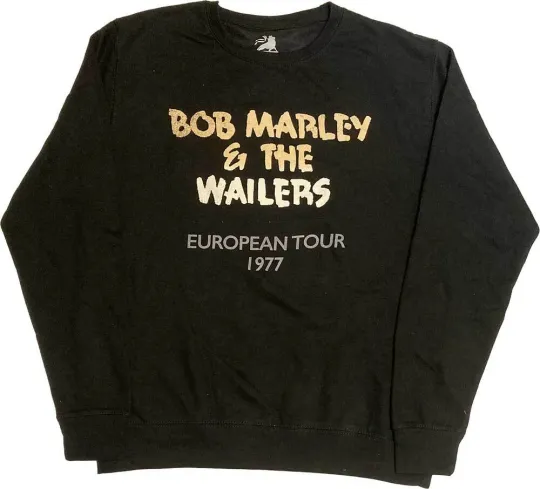 Bob Marley Unisex Sweatshirt Wailers European Tour