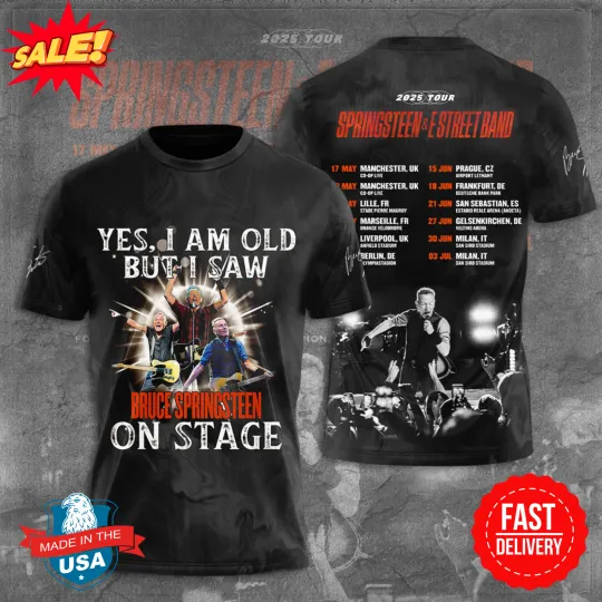 Bruce Springsteen 3D T-Shirt