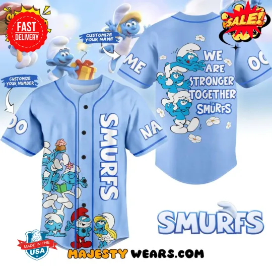 The Smuurfs Special Baseball Jersey Custom