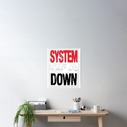 Green Logo Poster – SYSTEM OF DOWN Rock Band Wall Print