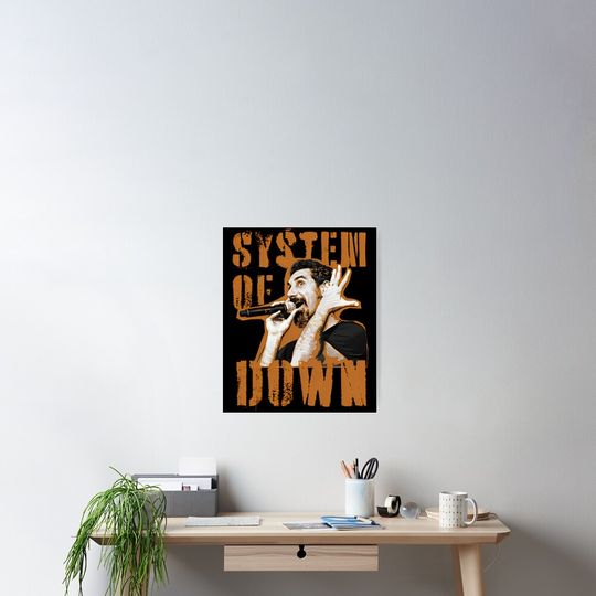SYSTEM OF DOWN Poster – Rock Band Wall Art Print