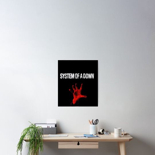 Classic Poster – SYSTEM OF DOWN Rock Album Cover Wall Print