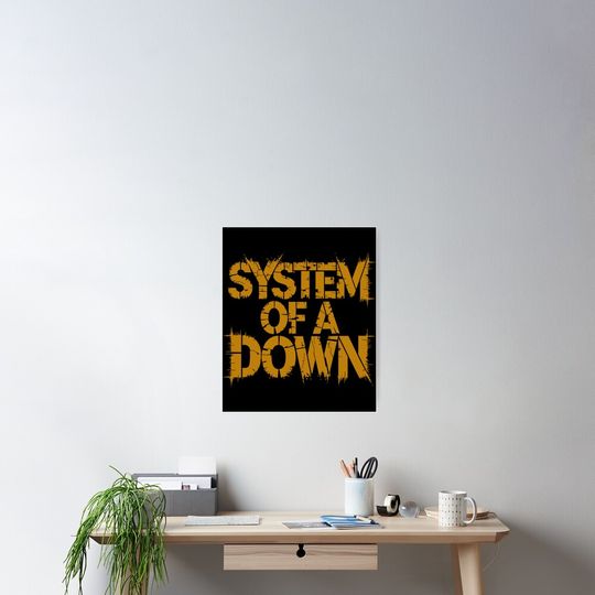 SYSTEM OF DOWN Album Poster – Bold Rock Band Wall Art Print