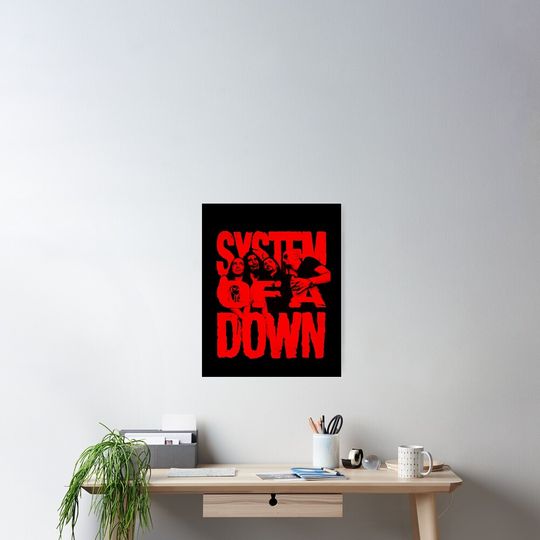SYSTEM OF DOWN Rock Poster – Stylish Graphic Band Wall Print