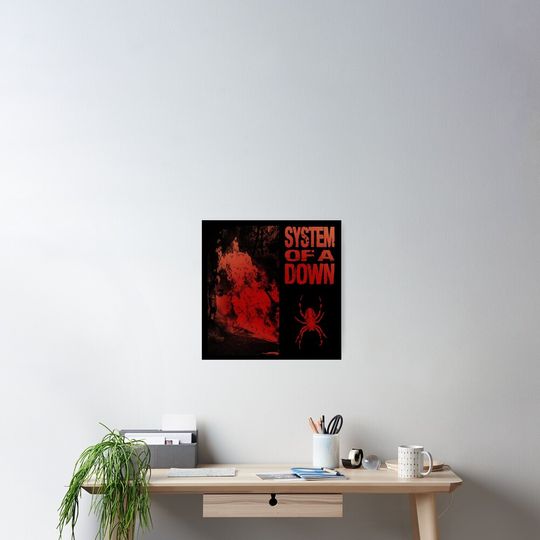 SYSTEM OF DOWN Graphic Poster – Rock Band T-Shirt Style Wall Art