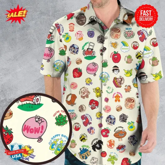 Vintage Matte Scratch Hawaiian Shirt