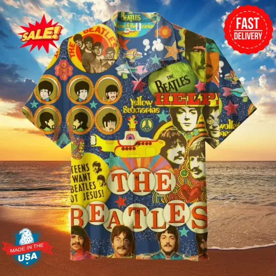 The Beatles Unisex Hawaiian Shirt