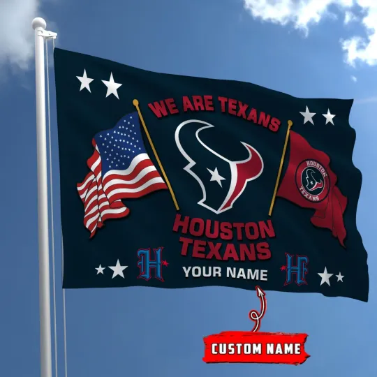 Custom Houston Football Team Texanss Graden Flag