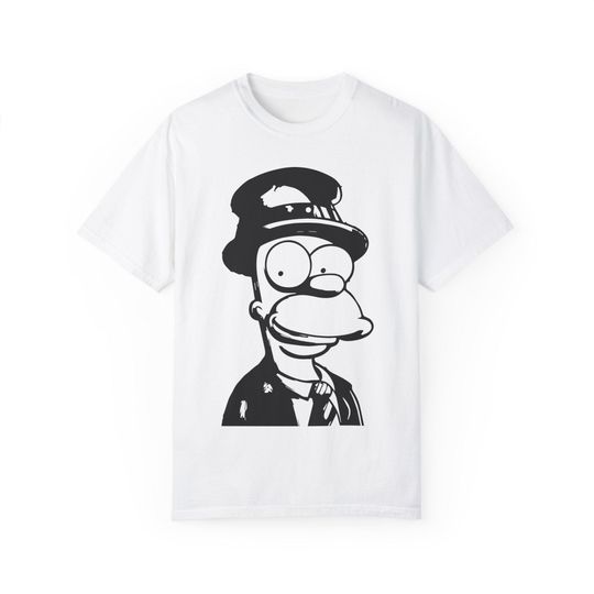 Funny Homer Simpson Unisex T-shirt, Cartoon Tee, Gift for Simpsons Fans