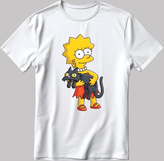 The Simpsons Lisa Simpson Short Sleeve  Men's / Women's T Shirt