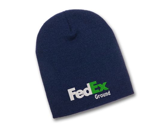 FedEx Ground Green Embroidered Knit Beanie