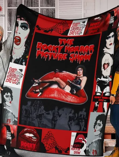 The Rocky Horror Picture Show Fleece Blanket, Movie Blanket