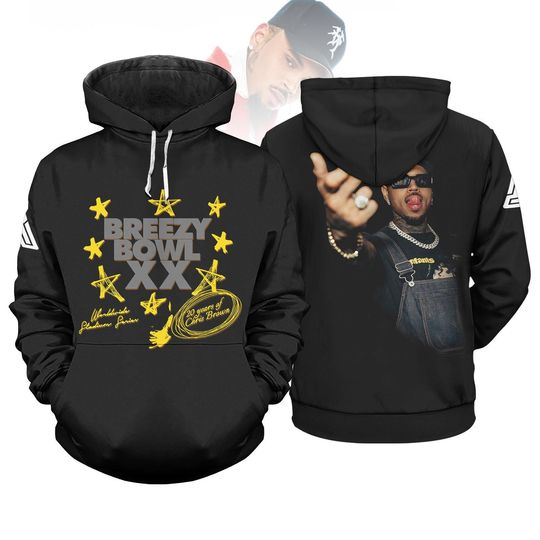 Chris Brown Tour Shirt, Breezy Bowl XX Fan Sweatshirt, Chris Rapper Merch, Hip Hop Music Shirt, Chris Concert 2025 Hoodie For Her