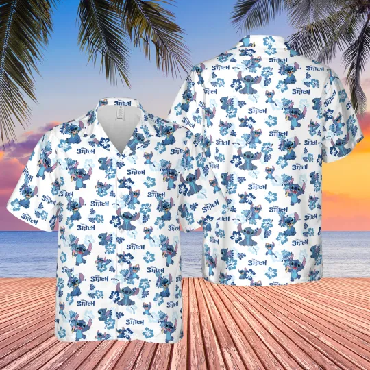 Discover Lilo & Stitch Hawaiian Shirt, Disney Summer Aloha, 2025 Movies, Cute Hawaiian Shirt
