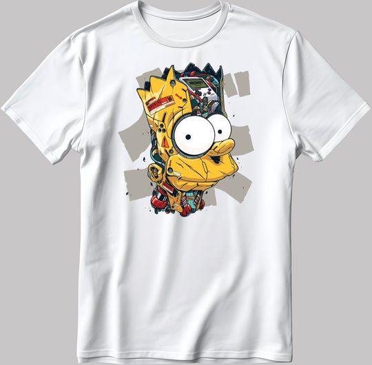 The Simpsons Bart Simpson Short Sleeve  Men's / Women's T Shirt