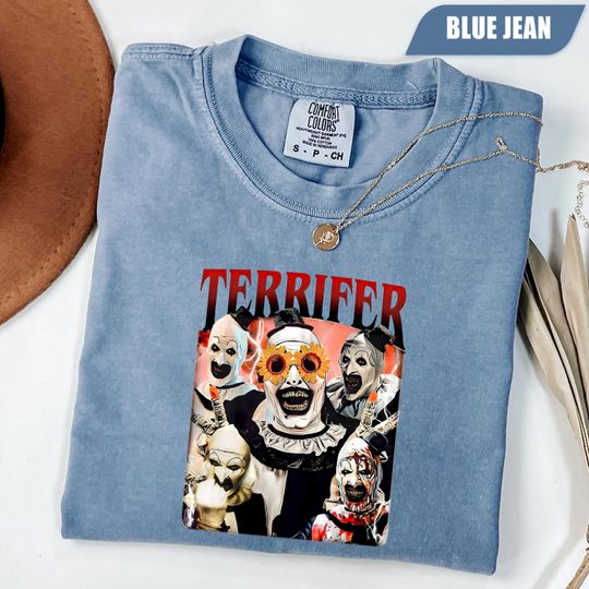 Terrifier Halloween Shirt, Horror Movie Character T-Shirt, Halloween 2025, Spooky Season Vibe, Horror Halloween Tee, Scary Halloween Gift