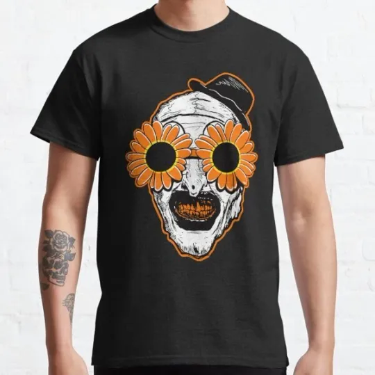 Sunflower Sunglasses Horror Clown Movie Art Terrifier 2 Classic T-Shirt