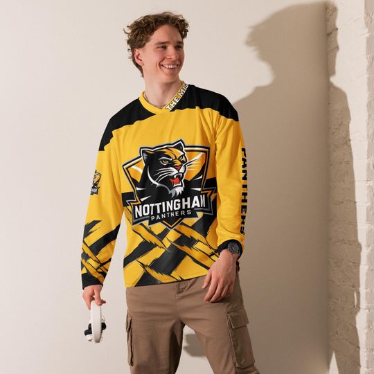 Nottingham Panthers EIHL Team, Fan Made, Ice Hockey Jersey